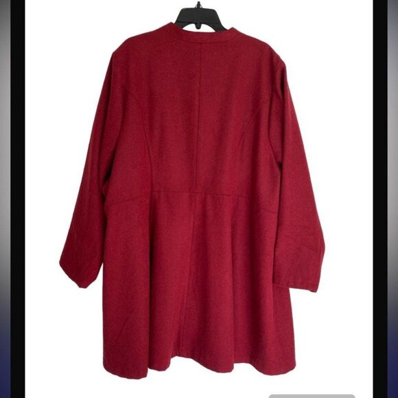 Torrid Wool Coat Fit Flare Womens Corpcore Classic Minimalist Career Cas… - Picture 4 of 9